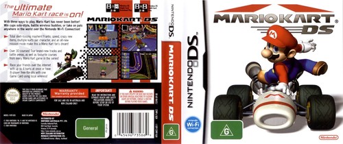Estuche de repuesto Mario Kart DS solo obra de arte  - Imagen 2 de 3