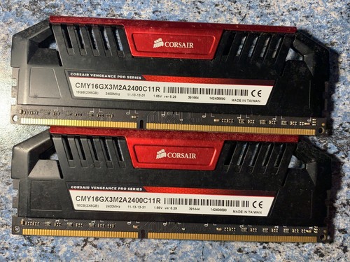 ✅ DDR3-2400MHz 16GB (2x 8GB Corsair Vengeance Pro Memory RAM
