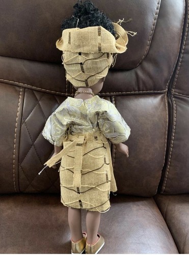 Princess Olabomi 18" African Black Girl Doll in variety of outfits - Picture 6 of 12