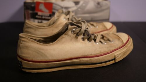 Vintage Converse Chuck Taylor All Star, Blue Tab (VG condition, IOB, insert) - Picture 9 of 12
