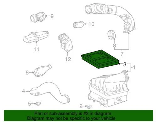 Filtro de aire original Mercedes-Benz 604-094-13-04 Foto 2 de 2