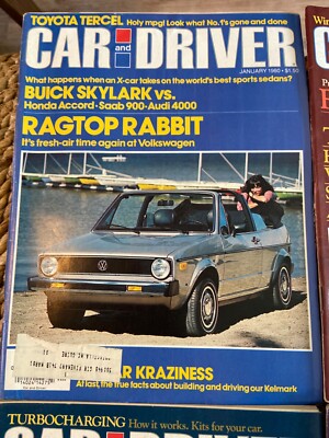 1980 Car and Driver Magazines | eBay
