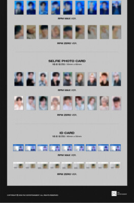 SF9 RPM ZERO ver. トレカ SF9 RPM ZERO ver. トレカ SF9 [RPM] 7th Mini Album ZERO Ver