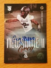 2021 Luminance Autographs #134 Greg Newsome II Northwestern #'d 100/349
