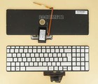 FOR HP ENVY 15-u170nz 15-u171nz 15-u270nz KEYBOARD Silver Backlit Swiss Tastatur
