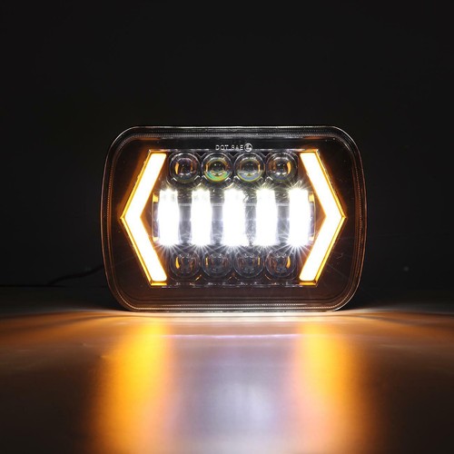 7x6" LED Headlight Hi/Lo Turn Single For International IHC 9200 9900 9400i 9700 - Picture 8 of 12