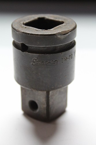 SNAP-ON TOOLS IM72 3/4" Drive 2-9/16" Square Drive Pin Hole Impact Adaptor USA - Picture 1 of 4