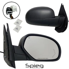 Pair Side Mirror for 07-13 Tahoe Suburban Silverado w/ Power Fold Heated Signal