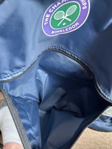Wimbledon Tennis Championship Ball Persons Rucksack Blue Backpack Bag - Picture 4 of 11