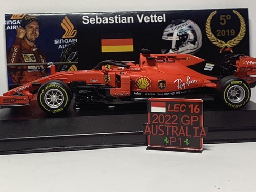 Pitboard 1:43/1:18 (Pizarra F1) / Leclerc (Ferrari) Australia GP P1 2022 - Imagen 3 de 10