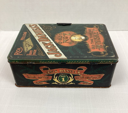 Vintage Jack Daniels Old No. 7 Tennessee Whiskey Poker Set Karten Chips Tin - Bild 16 von 22