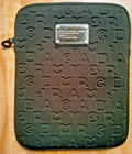 MARC BY MARC JACOBS Tablet iPad Black Polyester Case Sleeve Debossed Letters