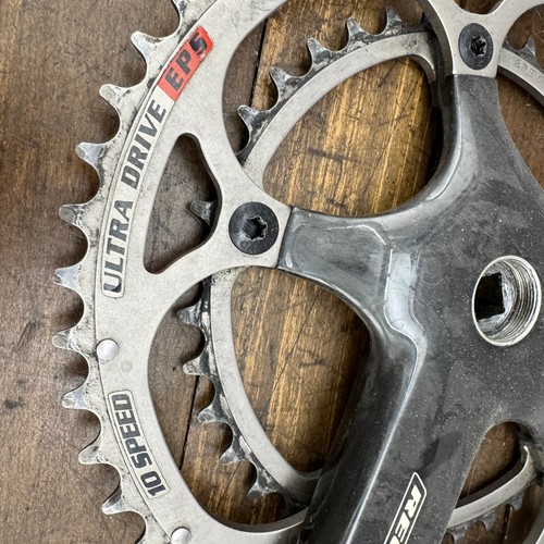 Campagnolo Record Carbon Crank Set 10s 170 mm Square Taper Ultra EPS 10 - Picture 5 of 14