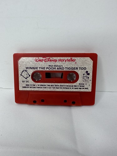 Vtg Walt Disney Storyteller Lady Tramp Cassette Tape Only Winnie Pooh Tigger To - Picture 2 of 2