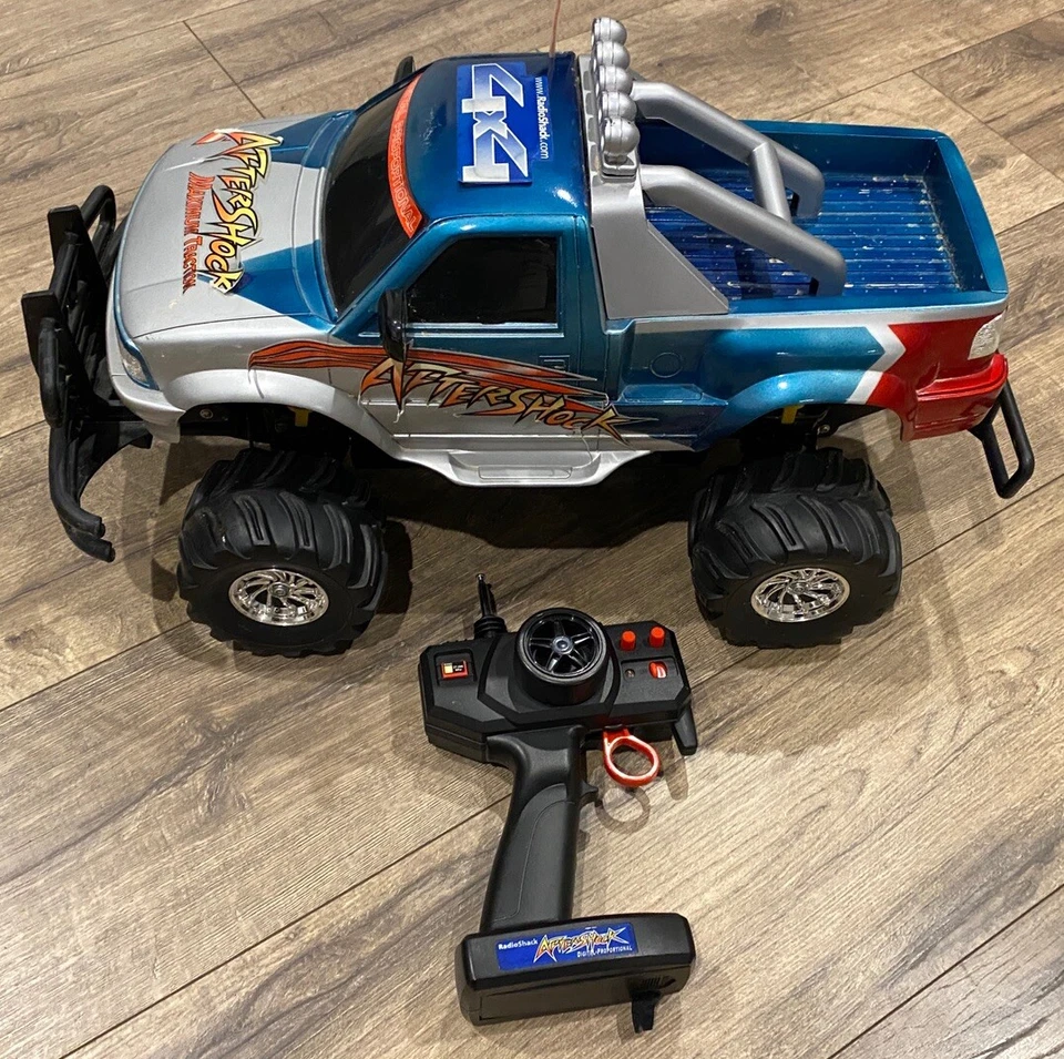 Vintage Radio Shack Aftershock 4x4 Control RC Monster Truck 60-4271 - Image 3 of 4