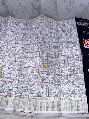 Phillips 66 Gas Öl Iowa Highway Straßenkarte - Bild 2 von 3