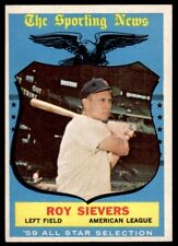 1959 Topps Roy Sievers EX/MT (B) Washington Senators #566