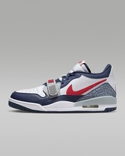 New Nike Air Jordan Legacy 312 Low Shoes - White/ Midnight Navy (CD7069-164)