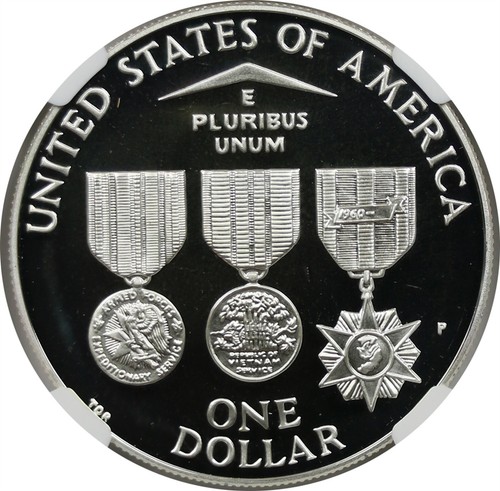 1994-P Vietnam $1 NGC PF 69 Ultra Cameo Silver Commemorative Dollar - Picture 4 of 4