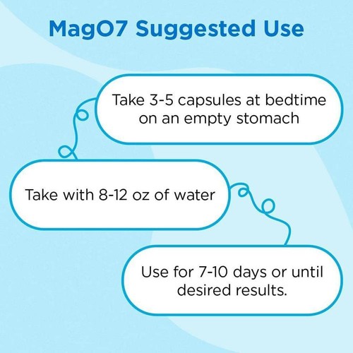 Mago7 -Limpieza y desintoxicación natural de colon -Alivio ocasional del estreñimiento 60 cápsulas - EE. UU. - Imagen 9 de 9