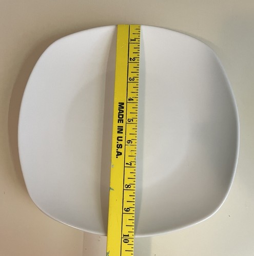 3 assiettes carrées blanches de collection vaisselle Gordon Ramsay "Everyday" - Photo 4 sur 6