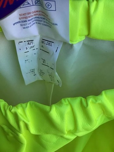 Dritex Faithful Men’s Rain Pants Yellow Size Lg tow driver service worker gear - Picture 6 of 7