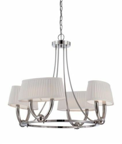 Nuvo 62-196 - 4-Lights LED Chandelier in Polished Nickel Finish - Picture 1 of 1