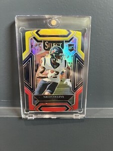 2021 Select Club Level Yellow & Red Prizm Die Cut #269 Nico Collins RC Texans