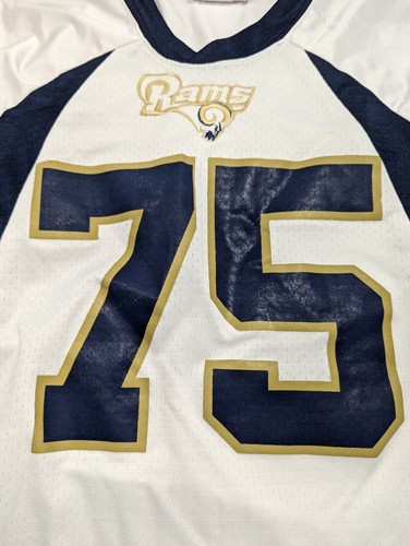 Teamwork Athletic Apparel Rams Sports Jersey Number 75 Bruce Football Youth XL - Picture 3 of 9