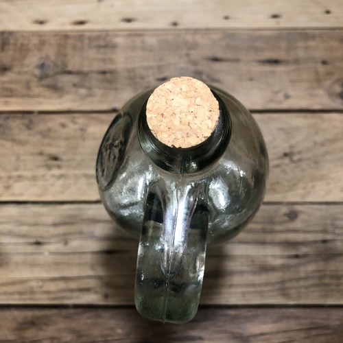 Vintage Gin Xoriguer-Mahon Green Glass Bottle with Cork 11 inches tall - Picture 6 of 8