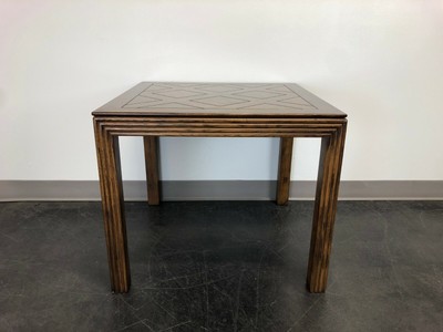 Henredon Artefacts Campaign Style Square Accent Table