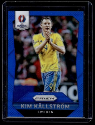 2016 Panini Prizm UEFA Euro Blue Prizm Kim Kallström /249