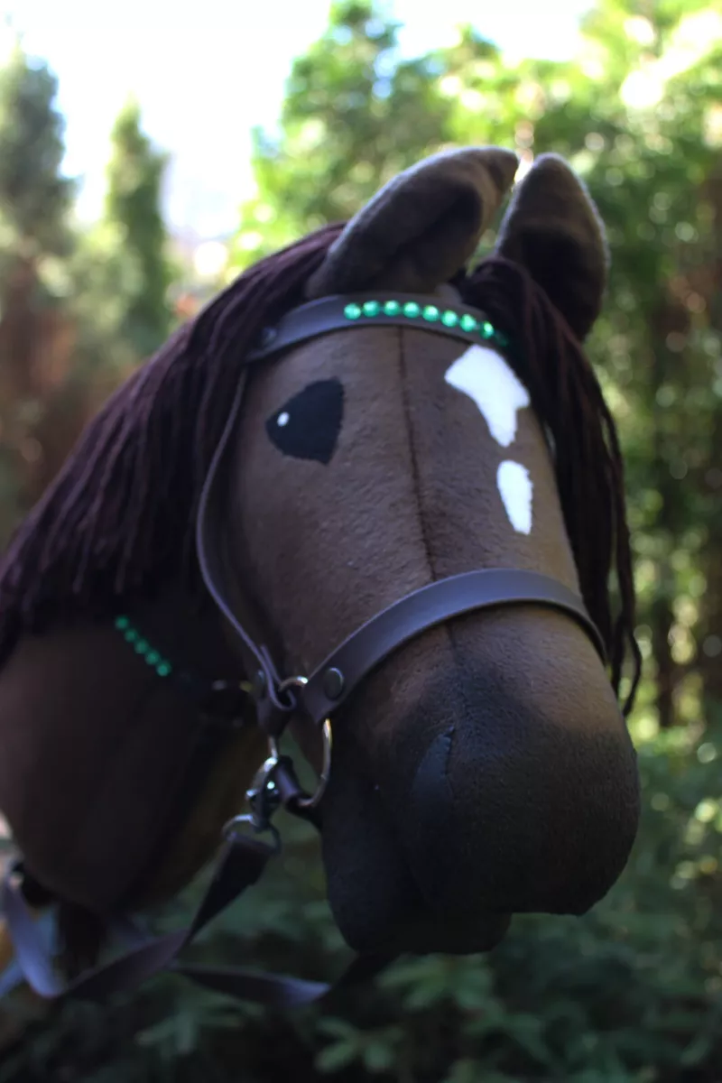 All Black Hobby Horse stick Horse. Top Quality With Removable