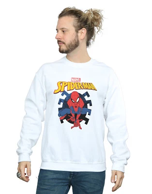 Marvel Hombre Spider-Man Web Shooting Emblem Logo Camisa De Entrenamiento - Imagen 1 de 3