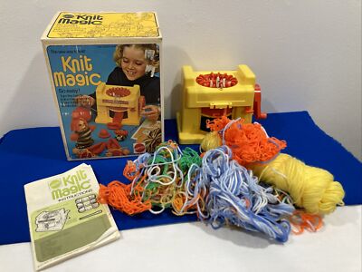 【1974 USA vintage】マテル社　ニットマジック おもちゃ アメリカ Vintage Mattel 1974 KNIT MAGIC #7830 in Original Box with