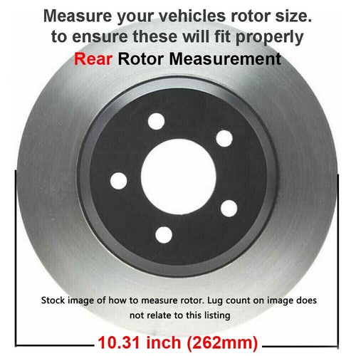 For 200 Sebring Avenger Caliber Compass Patriot Front Rear Rotors Brakes Pads - Picture 3 of 11
