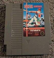 Nintendo NES TENGEN MLB RBI Baseball Video Game - Gray Tested & Works
