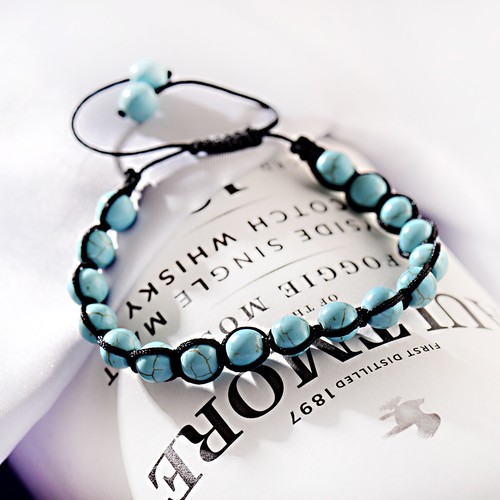 8mm Natural Round Gemstone Bead Handmade Beads Men Women Bracelets Jewelry - Picture 294 of 532