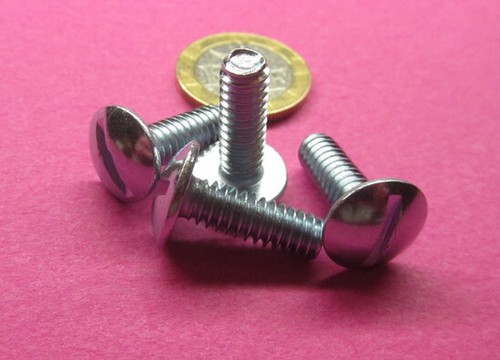 Traversenkopf Stahl verzinkt, Schlitzschraube 1/4"-20 x 3/4" Länge, 100 Stück - Bild 4 von 12