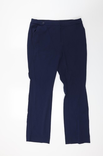 TU blaue Damenhose aus Polyester Größe 14 L27 mit normalem Reißverschluss
