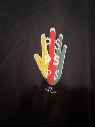 NEW NWT PS Paul Smith Musical Paralysis Black T-Shirt Black Men’s Size Small S - Picture 3 of 5