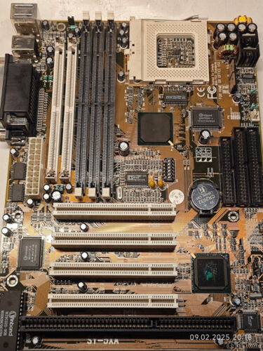 Rare Socket 7 ATX Soyo SY-5XA Motherboard (430TX) + CPU & 128 MB + Bonus - Picture 4 of 10