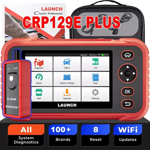 LAUNCH CRP129E PLUS OBD2 Car Diagnostic Tool Scanner All System DPF TPMS Reset - Picture 2 of 15
