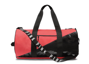 pink weekender duffle bag