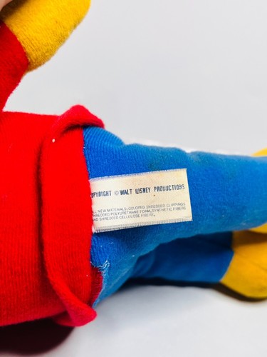 Topolino Club 1976 Walt Disney Knickerbocker peluche parlante vintage 11" - Foto 2 di 8