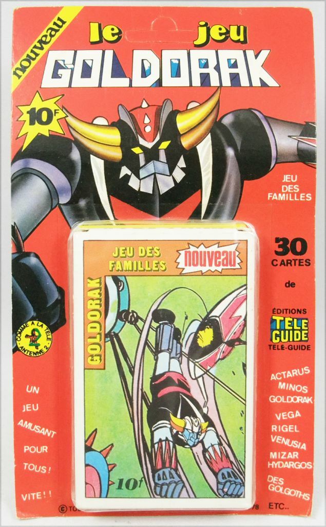 goldorak - Jeu des familles (neuf sous blister) - Editions Télé-Guide goldorak - Jeu des familles (neuf sous blister) - Editions Télé-Guide