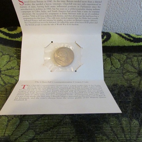 * New in the Original Package. 1874- 1965 Winston Churchill Commemorative Coin. - Picture 2 of 2