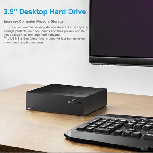 1TB 4TB 16TB 18TB Desktop HDD External Hard Drives PC Mac USB Extended Storage - Picture 12 of 21