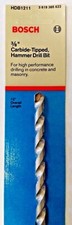 BOSCH HDB1211 3/8" x 8" x 12" Carbide Hammer Drill Bit Germany