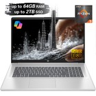 HP 17.3 in Touch Laptop 4,3GHz AMD Ryzen 5 komputer UPTO 64GB RAM 2TB - open box